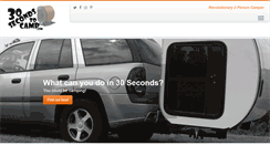 Desktop Screenshot of 30secondstocamp.com